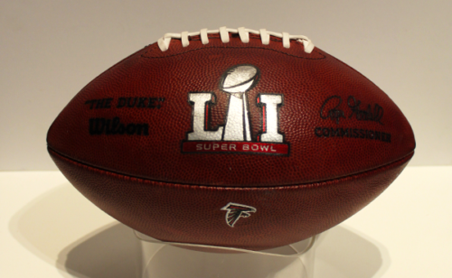 Super Bowl LI Strip Sack FootballThis was the football Dont'a Hightower stripped from Matt Ryan's hands to kick start the Patriots Super Bowl LI comeback. This football is currently on display in our Anatomy of a Comeback exhibit.